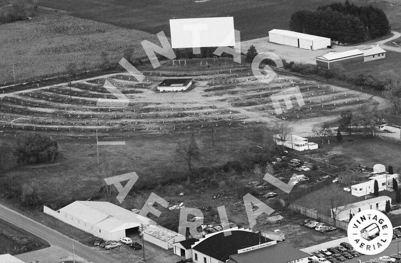 Sky Top Drive-In Theatre - Vintage Aerial